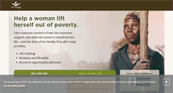 Desktop Screenshot of give.womenforwomen.org