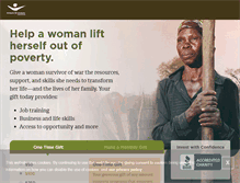 Tablet Screenshot of give.womenforwomen.org